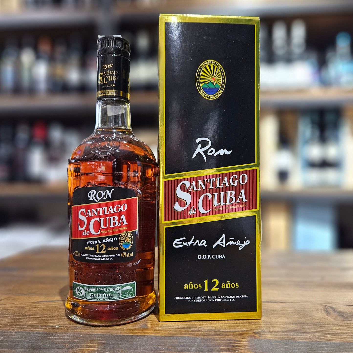 Rum Santiago de Cuba Extra Añejo 12 anni - 0,70 L (Astuccio)
