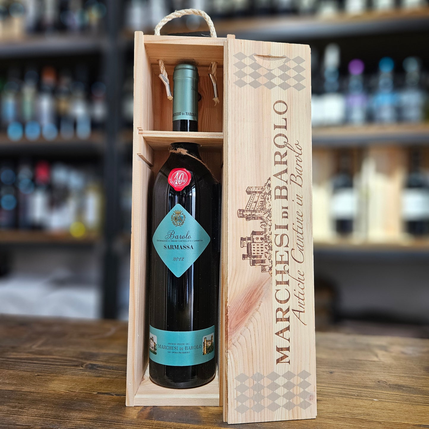 Barolo Sarmassa DOCG "Edizione 10 Anni" 2012 - Marchesi di Barolo (Cassetta di legno)