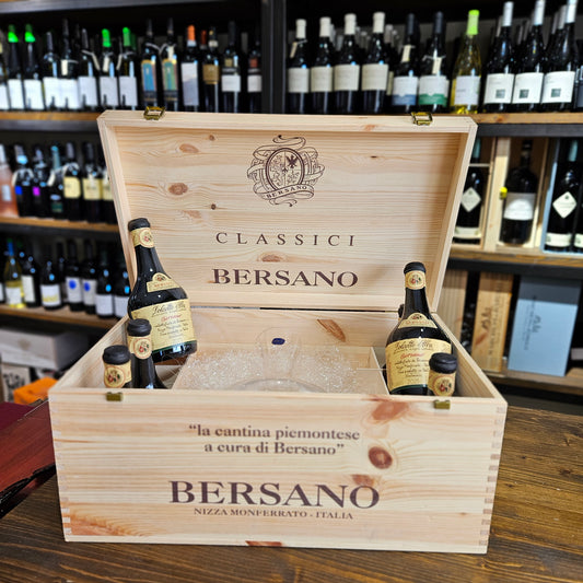 I classici di Bersano (Cassetta di legno 6 bottiglie+decanter 1,5l)