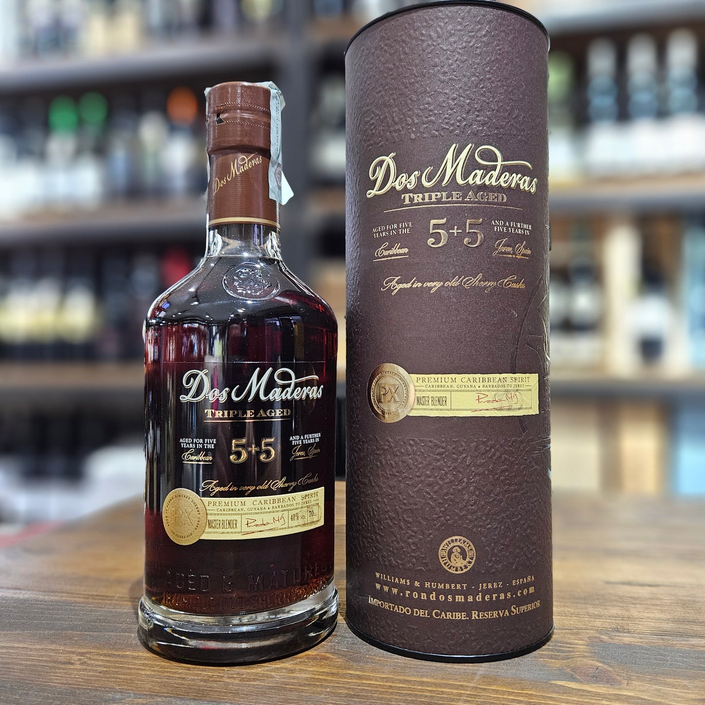 Ron "Dos Maderas PX 5+5 Years Old" - Williams & Humbert (0.7l - astuccio)