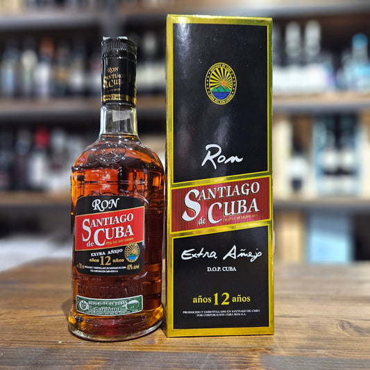 Rum Santiago de Cuba Extra Añejo 12 anni - 0,70 L (Astuccio)