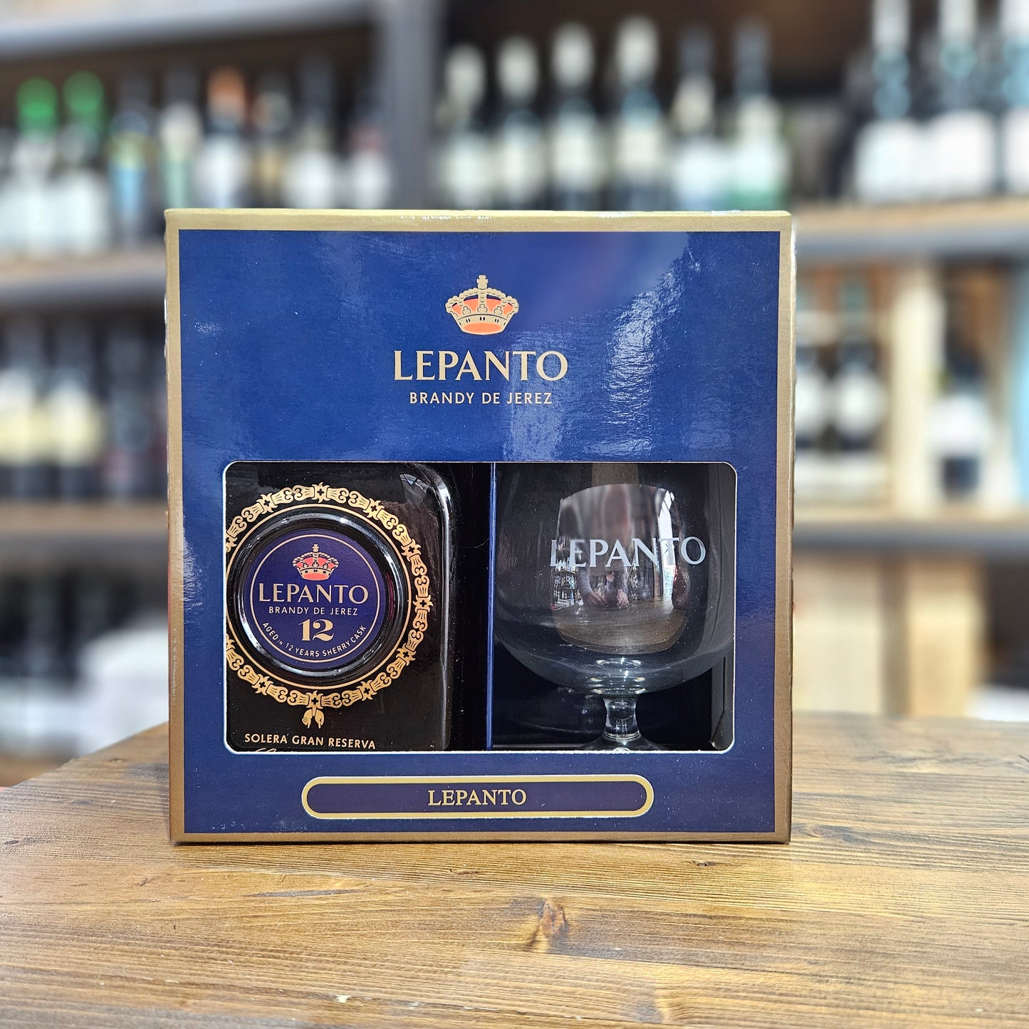 Lepanto Brandy de Jerez 12 Anni Solera Gran Reserva cl.70 (Giftbox con bicchiere)