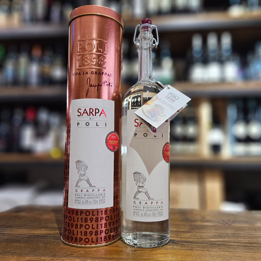 Grappa di Merlot e Cabernet "Sarpa di Poli" - Jacopo Poli 0.7l (Astucciato)
